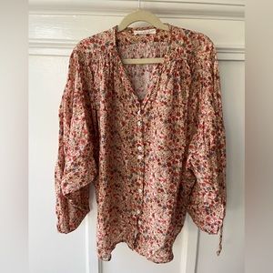 Doen rose blouse XS